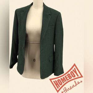 ASOS Dark Green Blazer with dress pants to match